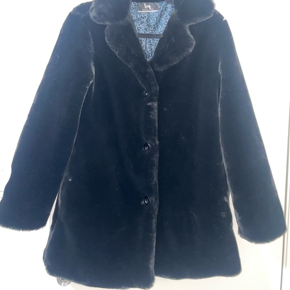Blanc Noir Faux Fur coat - Picture 1 of 8